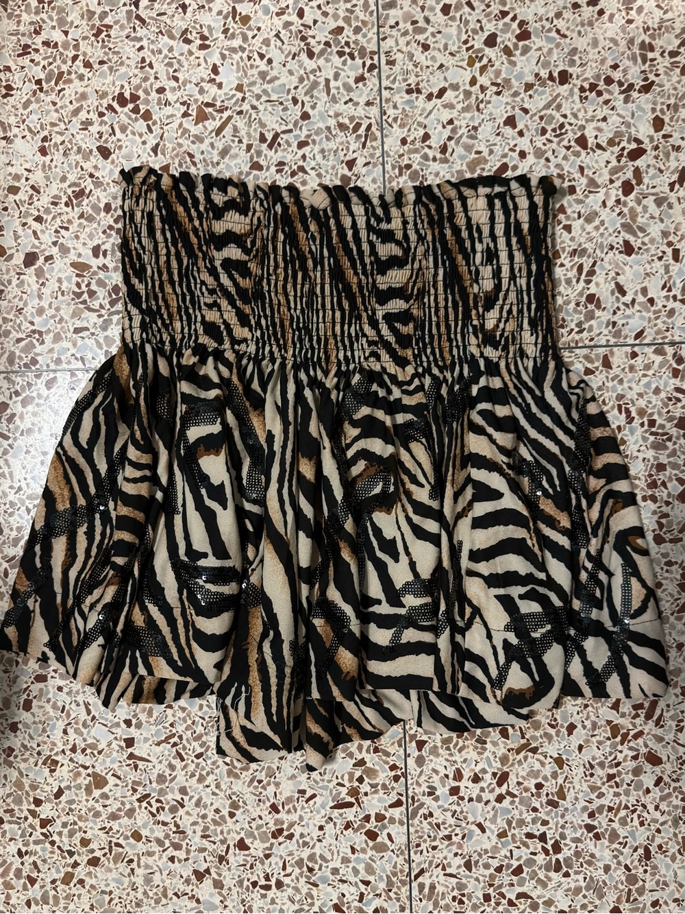 Queen of Sparkles Tiger Print Shorts